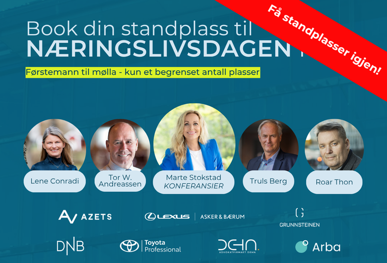 Næringslivsdagen 2025 | Booking STANDPLASS